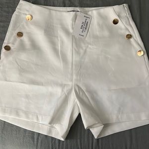 White Shorts